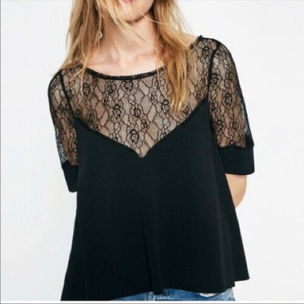 Zara lace top